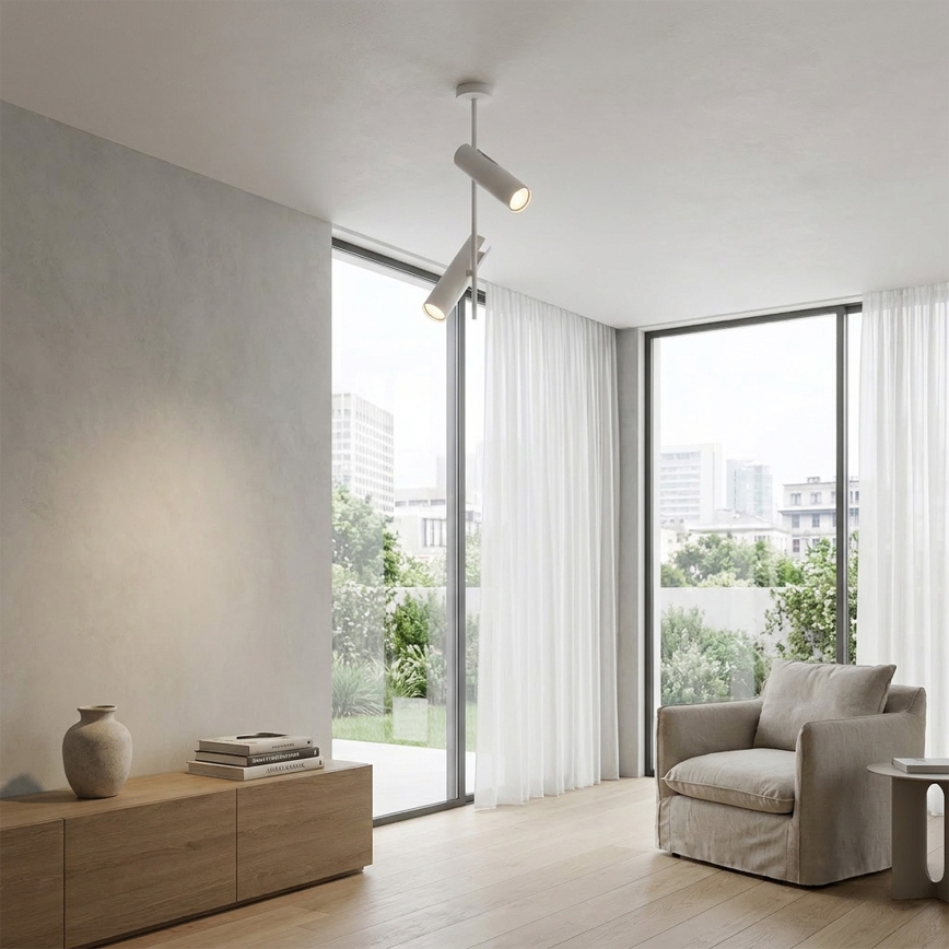 Brilagi - LED RGBW Stmívatelný lustr na tyči BRANCH 2xGU10/6,5W/230V 2700-6500K bílá