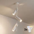Brilagi - LED RGBW Stmívatelný lustr na tyči BRANCH 3xGU10/6,5W/230V 2700-6500K bílá