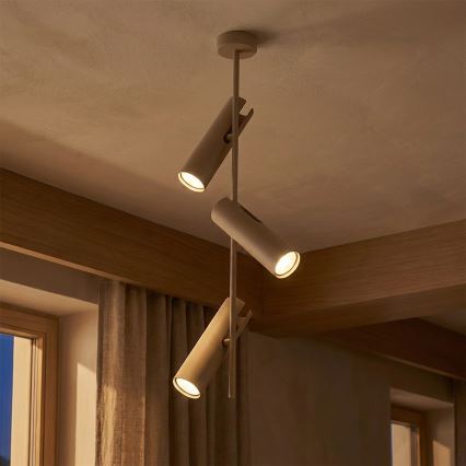 Brilagi - LED RGBW Stmívatelný lustr na tyči BRANCH 3xGU10/6,5W/230V 2700-6500K béžová