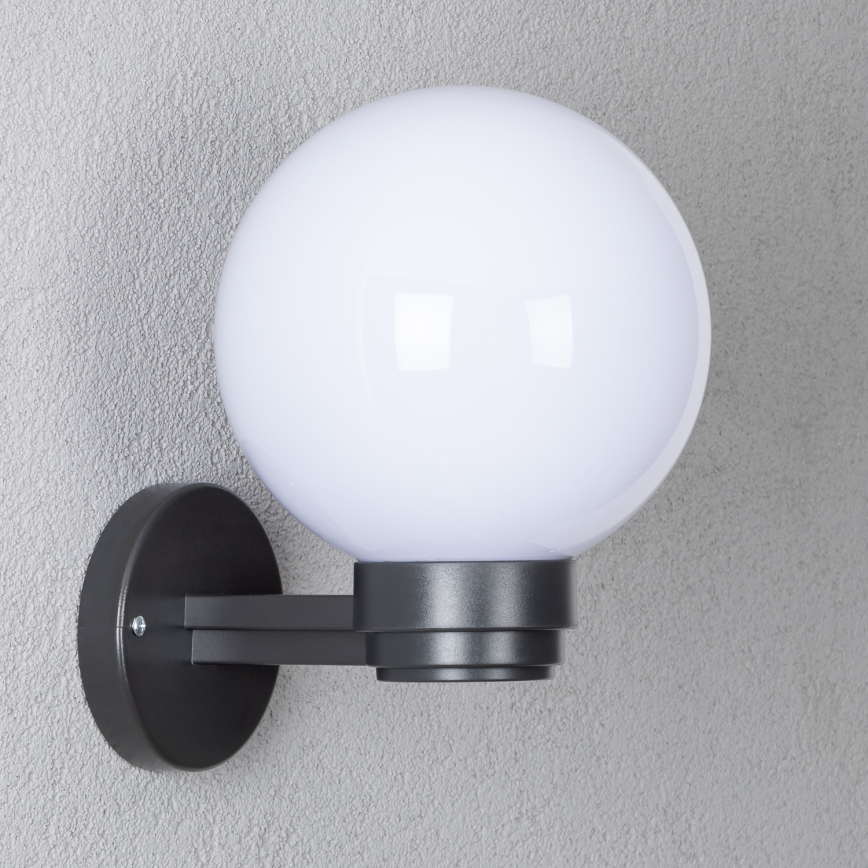 BRILAGI - LED RGBW Stmívatelné venkovní nástěnné svítidlo HARBOR 1xE27/12W/230V 2700-6500K IP33 antracit/bílá