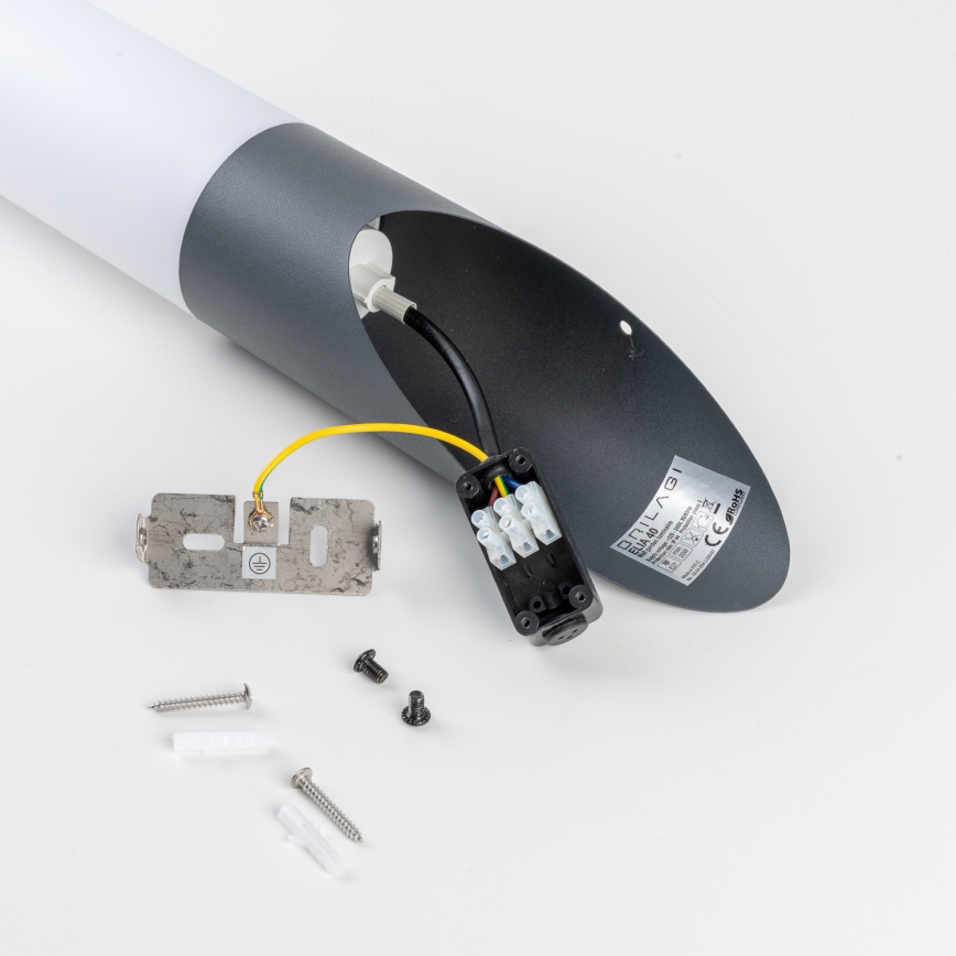 BRILAGI - LED RGBW Stmívatelná venkovní nástěnná lampa ELIA 1xE27/6,5W/230V 2700-6500K IP44 Wi-Fi antracit