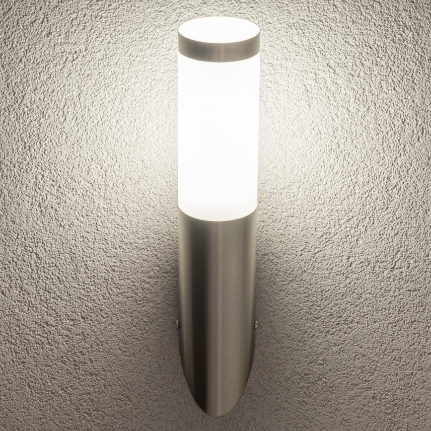 BRILAGI - LED RGBW Stmívatelná venkovní nástěnná lampa ELIA 1xE27/6,5W/230V 2700-6500K IP44 Wi-Fi matný chrom