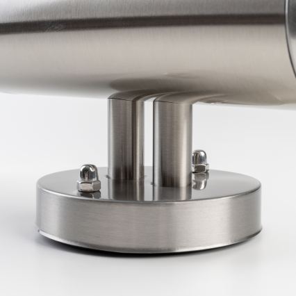BRILAGI - LED RGBW Stmívatelná venkovní nástěnná lampa ELIA 1xE27/6,5W/230V 2700-6500K IP44 Wi-Fi matný chrom