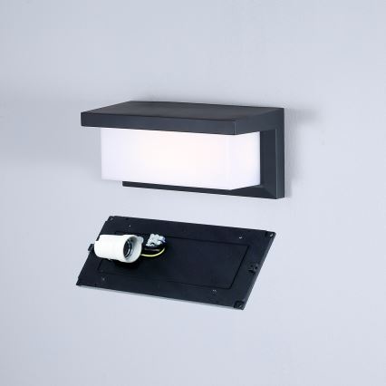 Brilagi - LED RGBW Stmívatelné venkovní nástěnné svítidlo BRICKY 1xE27/9W/230V 2700-6500K antracit IP54