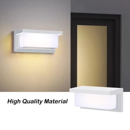 Brilagi - LED RGBW Stmívatelné venkovní nástěnné svítidlo BRICKY 1xE27/9W/230V 2700-6500K IP54 bílá