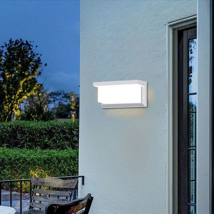 Brilagi - LED RGBW Stmívatelné venkovní nástěnné svítidlo BRICKY 1xE27/9W/230V 2700-6500K IP54 bílá
