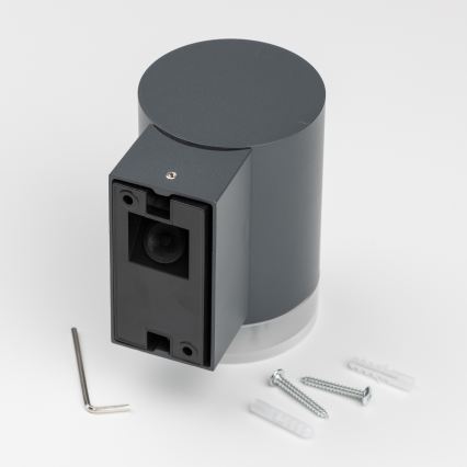 Brilagi - LED RGBW Stmívatelné venkovní nástěnné svítidlo MATERA 1xGU10/4,8W/230V 3000K IP54 antracit + dálkové ovládání