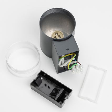 Brilagi - LED RGBW Stmívatelné venkovní nástěnné svítidlo MATERA 1xGU10/4,8W/230V 3000K IP54 antracit + dálkové ovládání