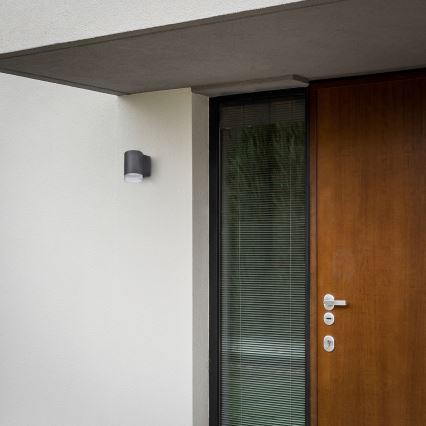 Brilagi - LED RGBW Stmívatelné venkovní nástěnné svítidlo MATERA 1xGU10/4,8W/230V 3000K IP54 antracit + dálkové ovládání