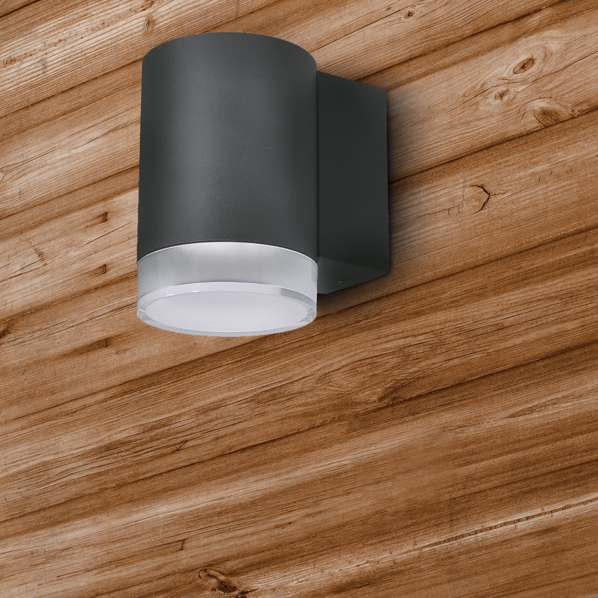 Brilagi - LED RGBW Stmívatelné venkovní nástěnné svítidlo MATERA 1xGU10/4,8W/230V 3000K IP54 antracit + dálkové ovládání