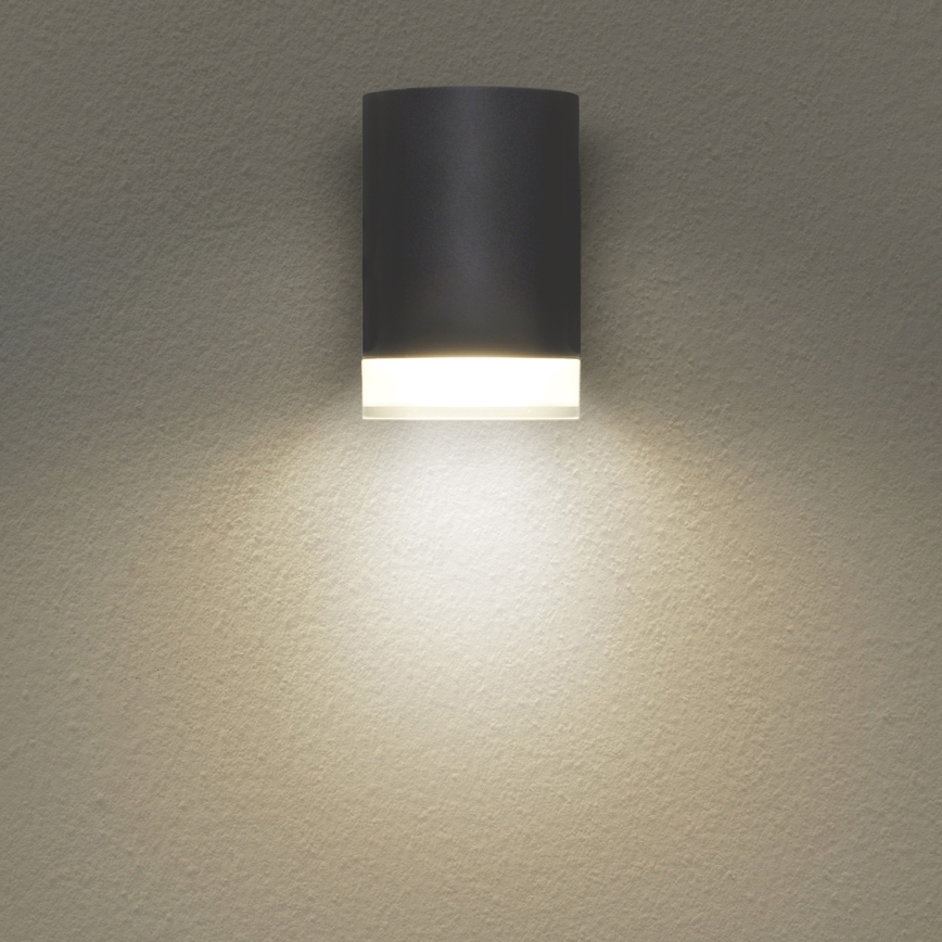 Brilagi - LED RGBW Stmívatelné venkovní nástěnné svítidlo MATERA 1xGU10/4,8W/230V 3000K IP54 antracit + dálkové ovládání