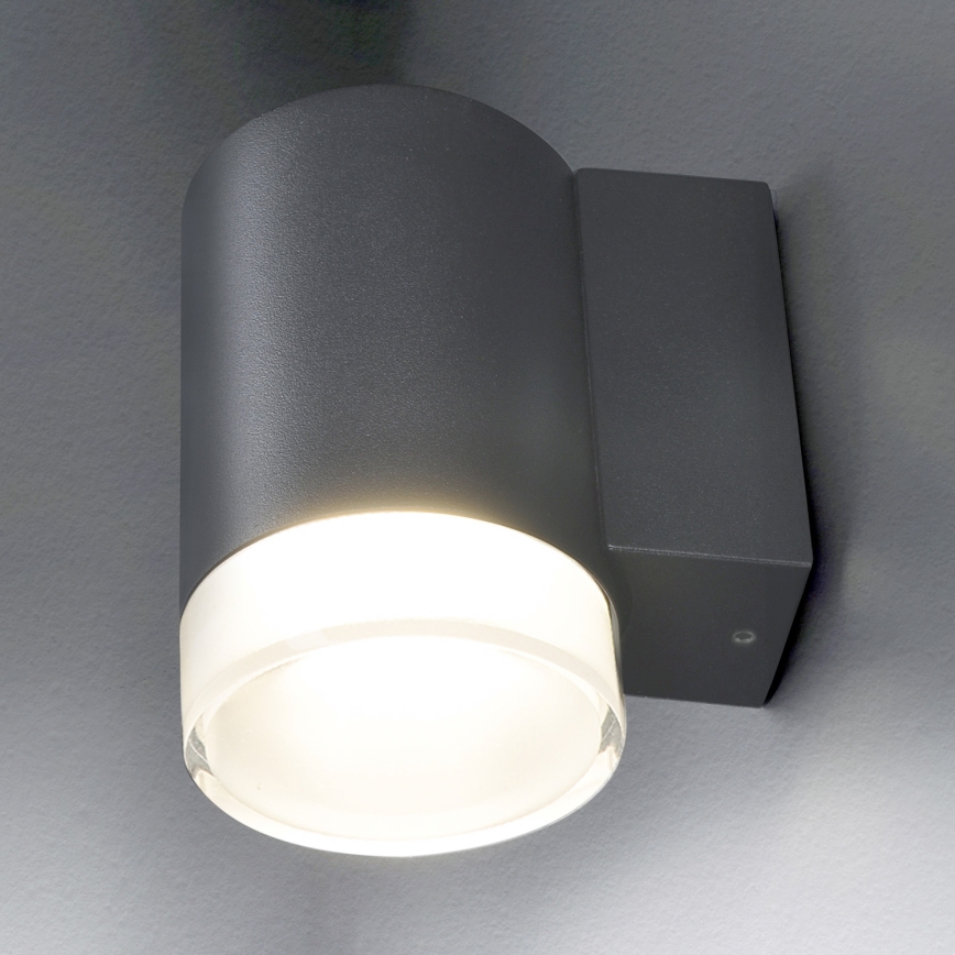 Brilagi - LED RGBW Stmívatelné venkovní nástěnné svítidlo MATERA 1xGU10/4,8W/230V 3000K IP54 antracit + dálkové ovládání
