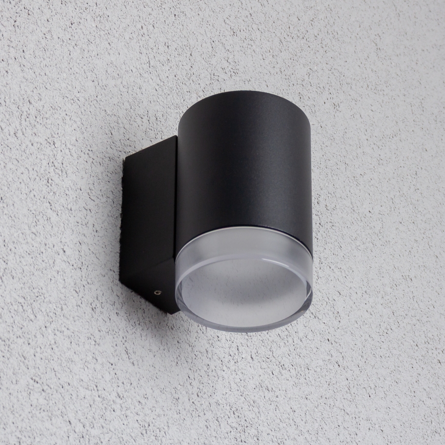 Brilagi - LED RGBW Stmívatelné venkovní nástěnné svítidlo MATERA 1xGU10/4,8W/230V 3000K IP54 černá + dálkové ovládání