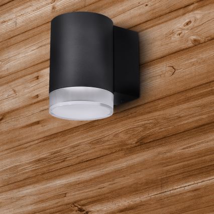 Brilagi - LED RGBW Stmívatelné venkovní nástěnné svítidlo MATERA 1xGU10/4,8W/230V 3000K IP54 černá + dálkové ovládání