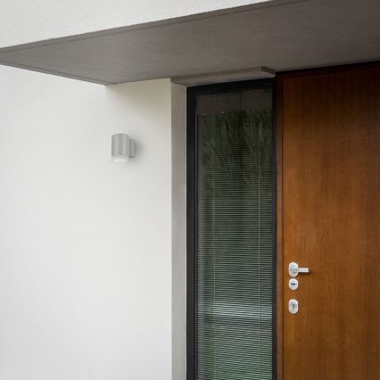 Brilagi - LED RGBW Stmívatelné venkovní nástěnné svítidlo MATERA 1xGU10/4,8W/230V 3000K IP54 šedá + dálkové ovládání