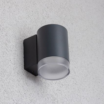 Brilagi - LED RGBW Stmívatelné venkovní nástěnné svítidlo MATERA 1xGU10/6W/230V 3000K IP54 antracit + dálkové ovládání
