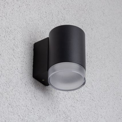 Brilagi - LED RGBW Stmívatelné venkovní nástěnné svítidlo MATERA 1xGU10/6W/230V 3000K IP54 černá + dálkové ovládání