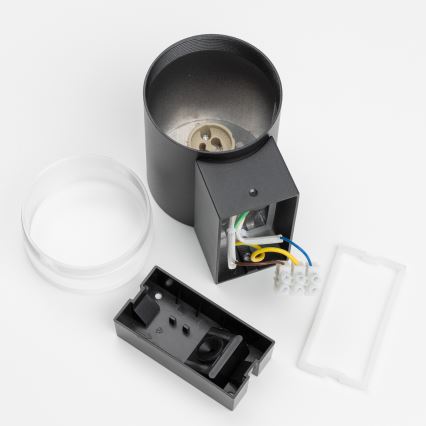 Brilagi - LED RGBW Stmívatelné venkovní nástěnné svítidlo MATERA 1xGU10/6W/230V 3000K IP54 černá + dálkové ovládání