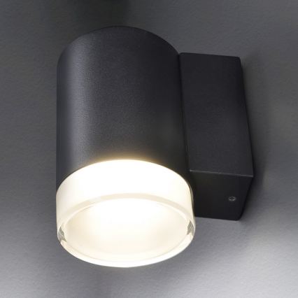 Brilagi - LED RGBW Stmívatelné venkovní nástěnné svítidlo MATERA 1xGU10/6W/230V 3000K IP54 černá + dálkové ovládání