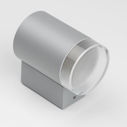 Brilagi - LED RGBW Stmívatelné venkovní nástěnné svítidlo MATERA 1xGU10/6W/230V 3000K IP54 šedá + dálkové ovládání