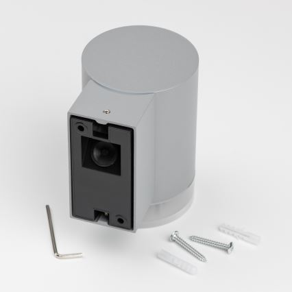 Brilagi - LED RGBW Stmívatelné venkovní nástěnné svítidlo MATERA 1xGU10/6W/230V 3000K IP54 šedá + dálkové ovládání