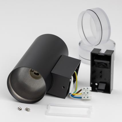 Brilagi - LED RGBW Stmívatelné venkovní nástěnné svítidlo MATERA 2xGU10/4,8W/230V 3000K IP54 černá + dálkové ovládání