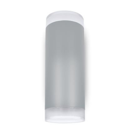 Brilagi - LED RGBW Stmívatelné venkovní nástěnné svítidlo MATERA 2xGU10/6W/230V 3000K IP54 šedá + dálkové ovládání