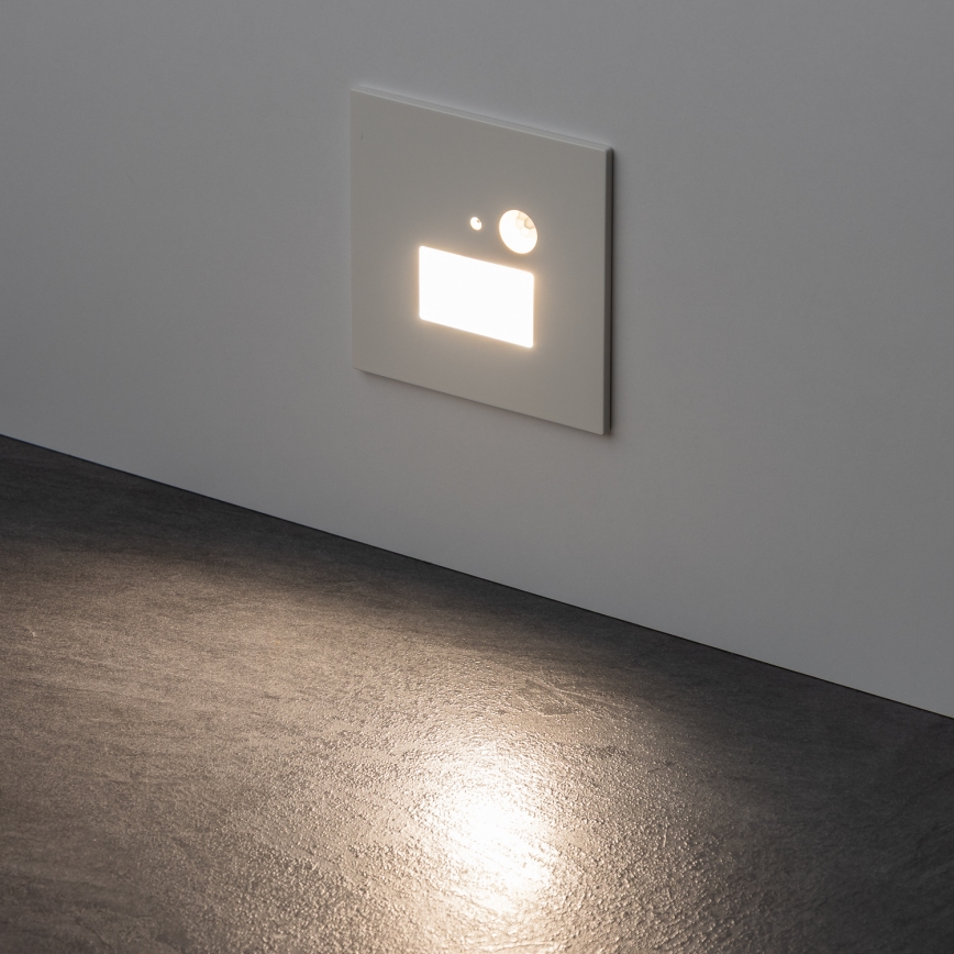 Brilagi - LED Schodišťové svítidlo s pohybovým senzorem JACK LED/1,5W/230V 3000K/4000K/6500K bílá