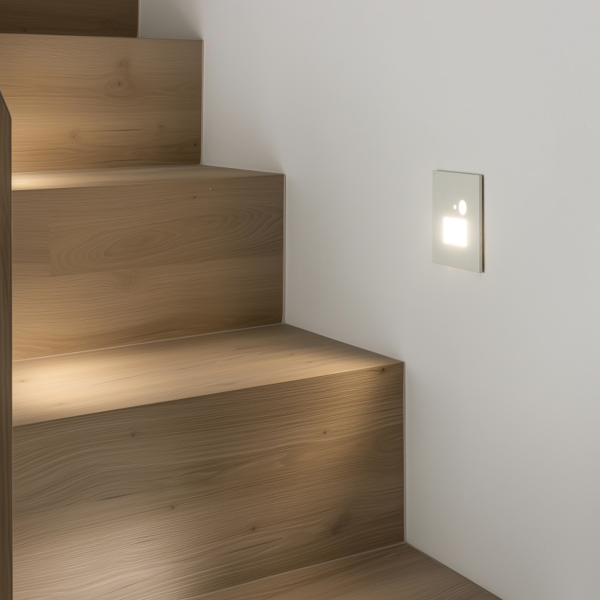 Brilagi - LED Schodišťové svítidlo s pohybovým senzorem JACK LED/1,5W/230V 3000K/4000K/6500K bílá