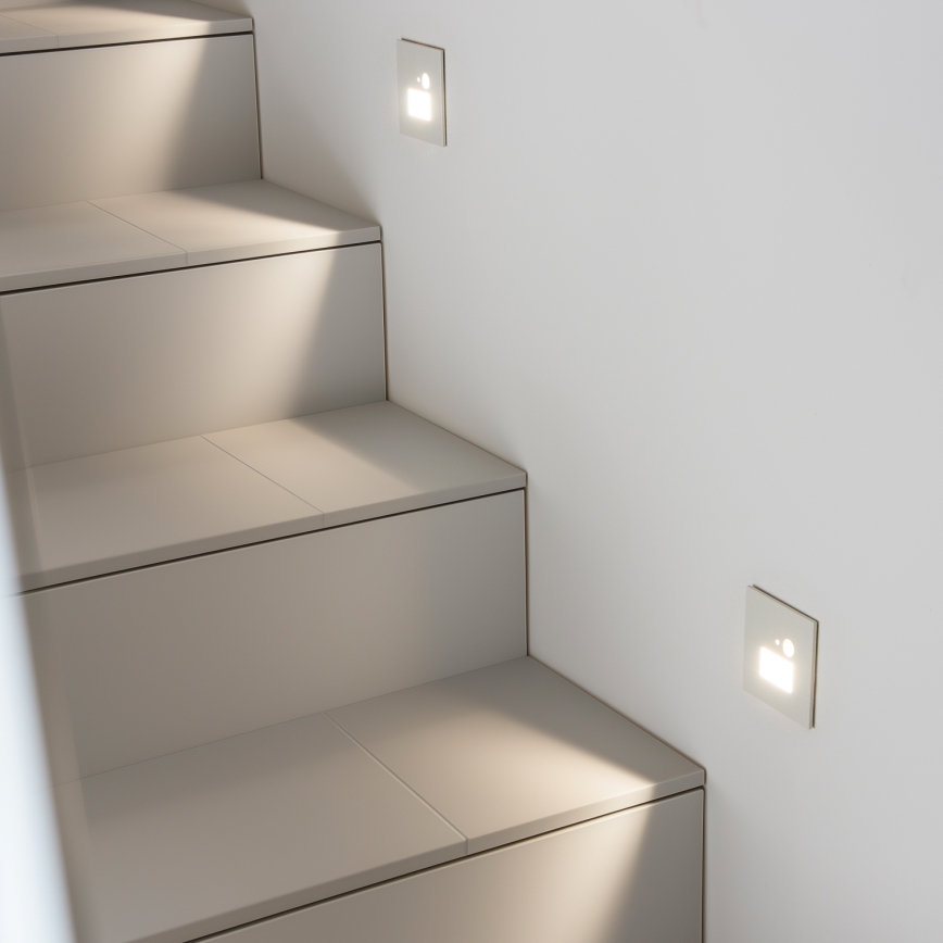 Brilagi - LED Schodišťové svítidlo s pohybovým senzorem JACK LED/1,5W/230V 3000K/4000K/6500K bílá