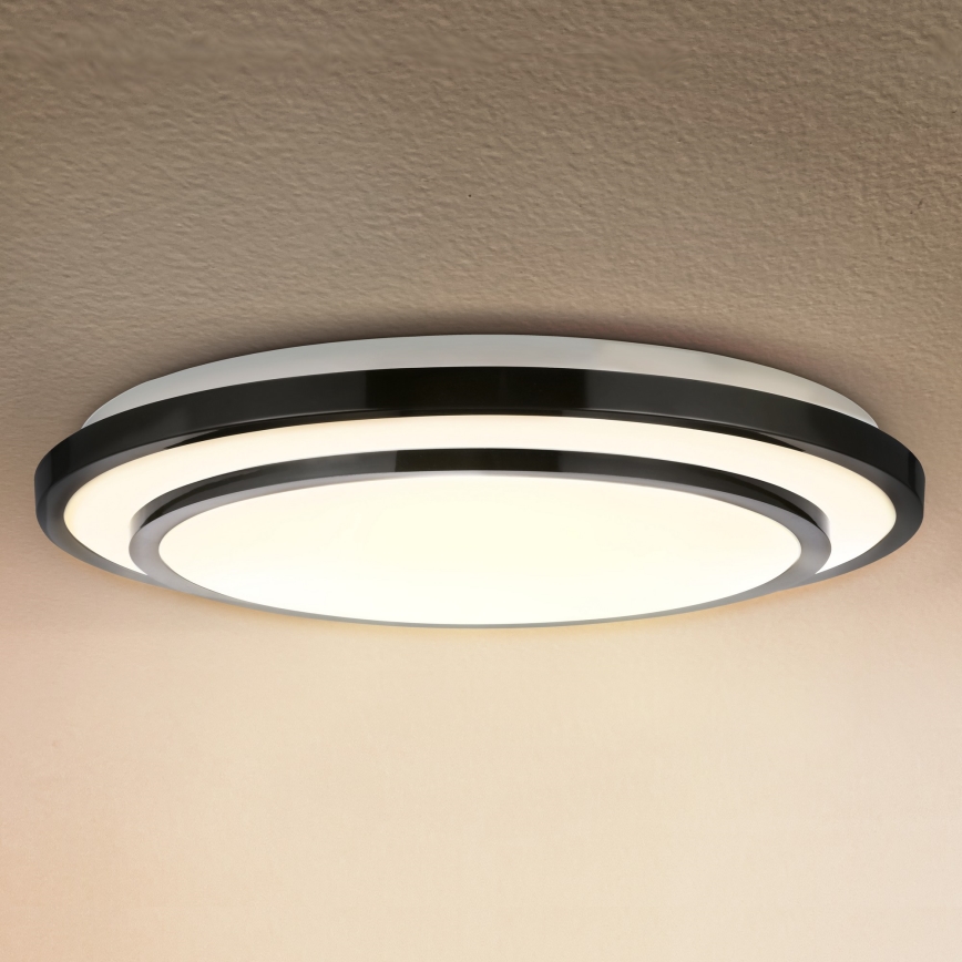 Brilagi - LED Smívatelné stropní svítidlo LUCIANO LED/48W/230V 3000-6500K ø 39 cm černá + dálkové ovládání