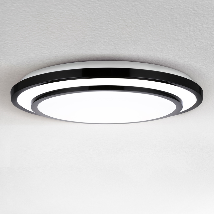 Brilagi - LED Smívatelné stropní svítidlo LUCIANO LED/48W/230V 3000-6500K ø 39 cm černá + dálkové ovládání