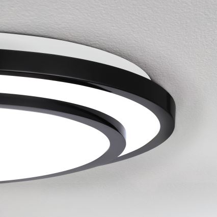 Brilagi - LED Smívatelné stropní svítidlo LUCIANO LED/48W/230V 3000-6500K ø 39 cm černá + dálkové ovládání
