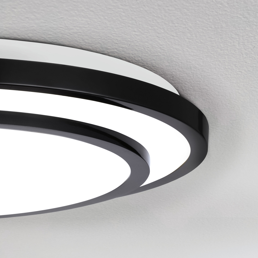Brilagi - LED Smívatelné stropní svítidlo LUCIANO LED/48W/230V 3000-6500K ø 39 cm černá + dálkové ovládání