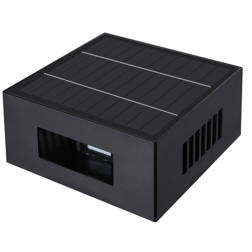 Brilagi - LED Solární nástěnné svítidlo BLOCK LED/2W/3,7V IP44