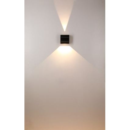 Brilagi - LED Solární nástěnné svítidlo BLOCK LED/2W/3,7V IP44