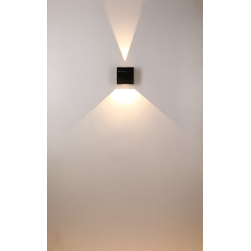 Brilagi - LED Solární nástěnné svítidlo BLOCK LED/2W/3,7V IP44