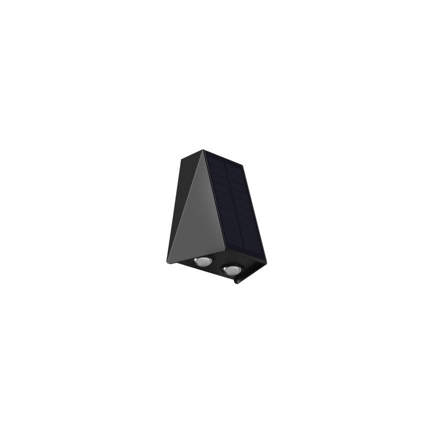 Brilagi - LED Solární nástěnné svítidlo PYRAMID LED/2W/3,2V 1300 mAh IP54
