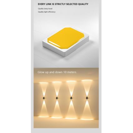Brilagi - LED Solární nástěnné svítidlo PYRAMID LED/2W/3,2V 1300 mAh IP54