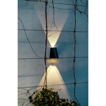 Brilagi - LED Solární nástěnné svítidlo PYRAMID LED/2W/3,2V 1300 mAh IP54