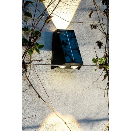 Brilagi - LED Solární nástěnné svítidlo PYRAMID LED/2W/3,2V 1300 mAh IP54