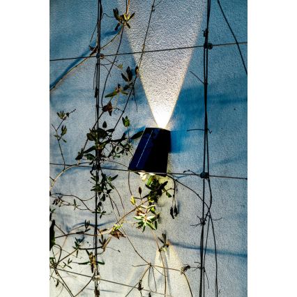 Brilagi - LED Solární nástěnné svítidlo PYRAMID LED/2W/3,2V 1300 mAh IP54