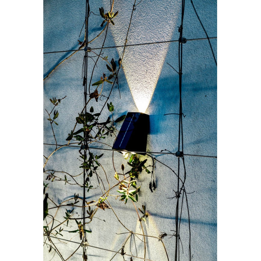Brilagi - LED Solární nástěnné svítidlo PYRAMID LED/2W/3,2V 1300 mAh IP54