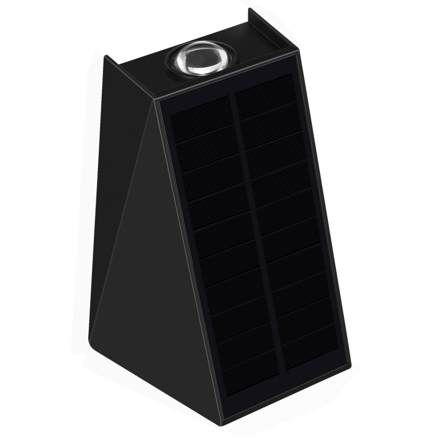 Brilagi - LED Solární nástěnné svítidlo PYRAMID LED/2W/3,2V 1300 mAh IP54