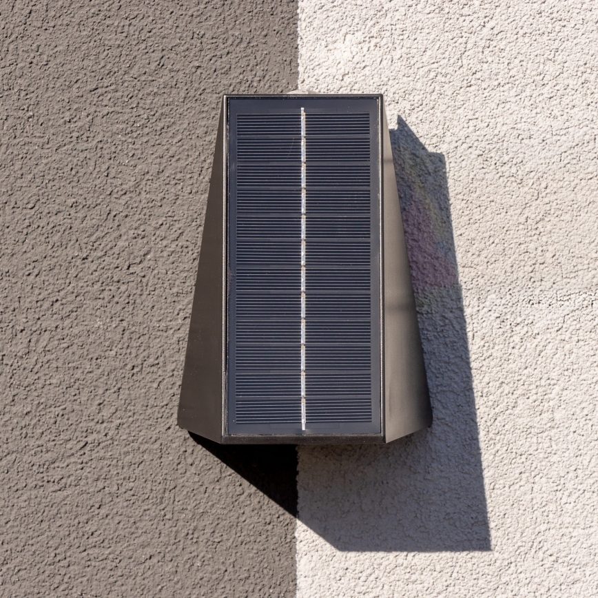 Brilagi - LED Solární nástěnné svítidlo PYRAMID LED/2W/3,2V 1300 mAh IP54