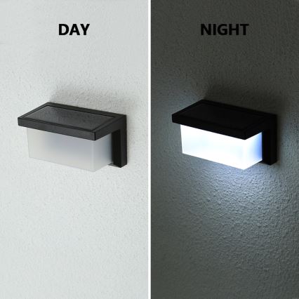 Brilagi - LED Solární nástěnné svítidlo se senzorem BRICK LED/12W/5,5V 1200 mAh IP65