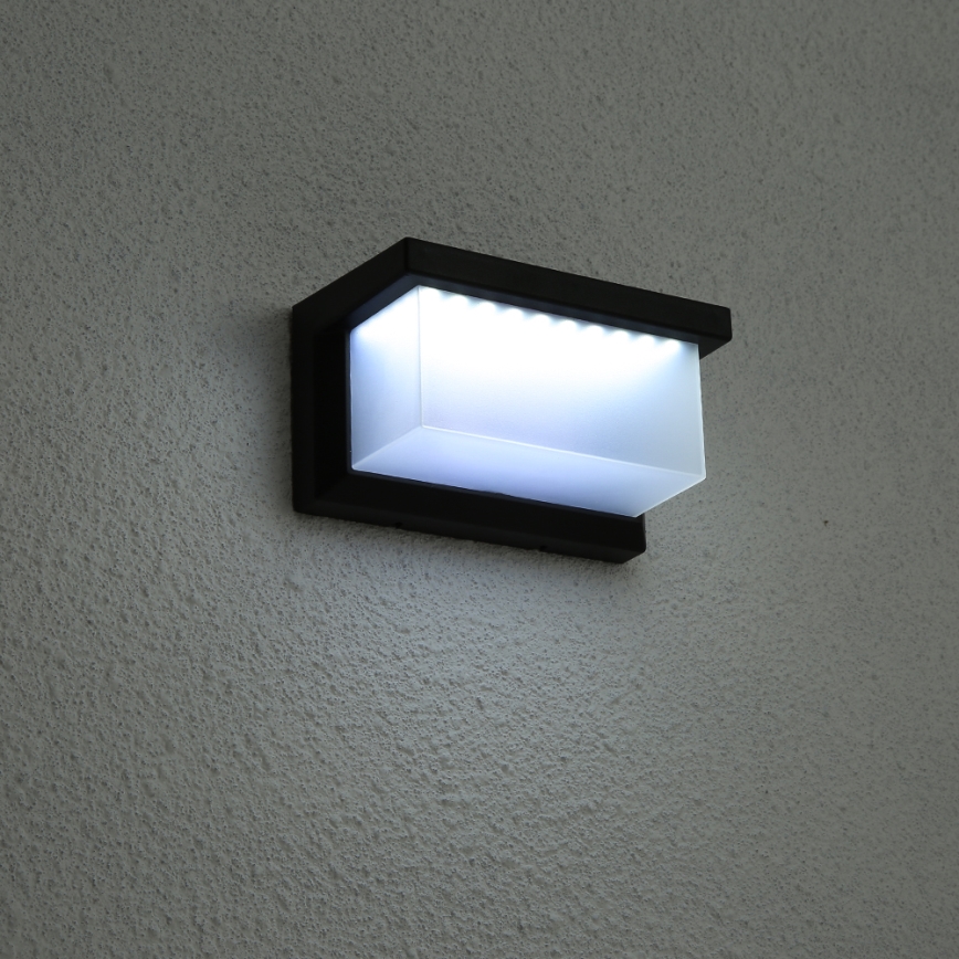 Brilagi - LED Solární nástěnné svítidlo se senzorem BRICK LED/12W/5,5V 1200 mAh IP65