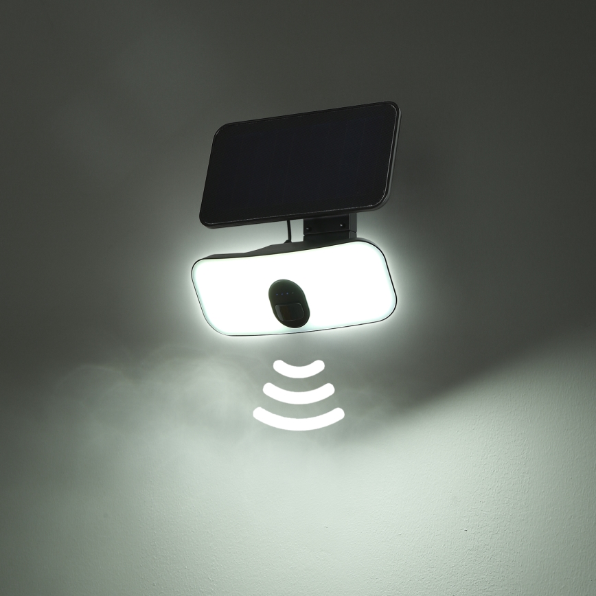 Brilagi - LED Solární nástěnné svítidlo se senzorem pohybu a soumraku ROOF LED/13W/5V 4000 mAh IP65