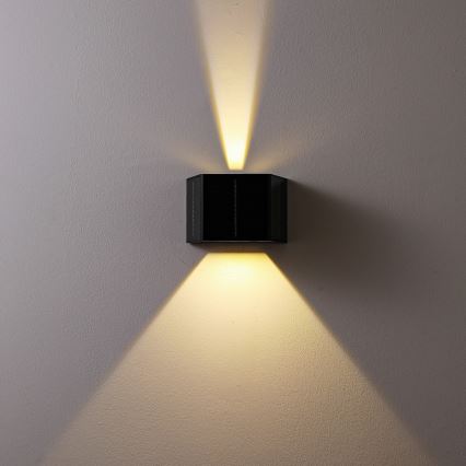 Brilagi - LED Solární nástěnné svítidlo se senzorem SOLAR CUBE LED/2W/3,2V 1300 mAh IP54