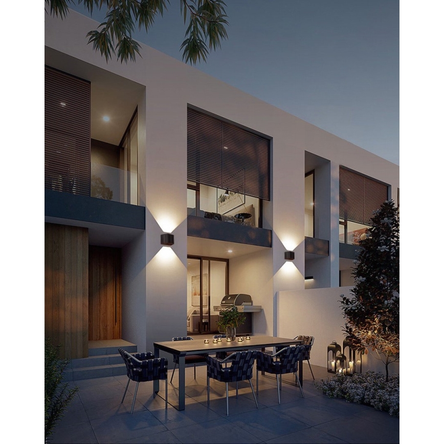 Brilagi - LED Solární nástěnné svítidlo se senzorem SOLAR CUBE LED/2W/3,2V 1300 mAh IP54